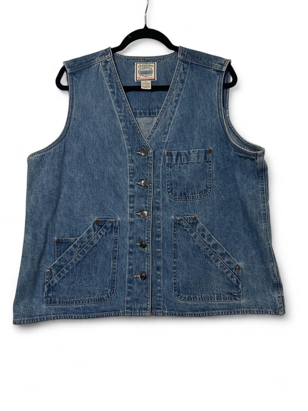 Vintage St.John Bay Denim Vest